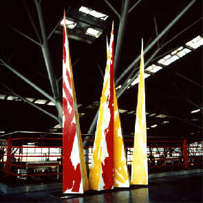 Ausstellung im Flughafen Stuttgart
