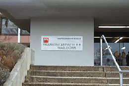 Frankenlandschule Schild